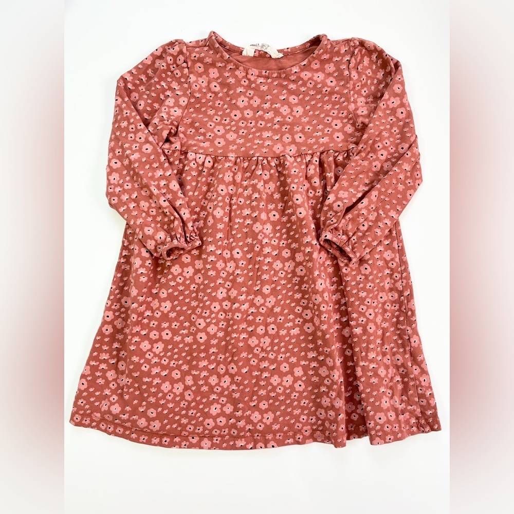 🩵4/$20 H&M Pink Floral Long Sleeve Dress